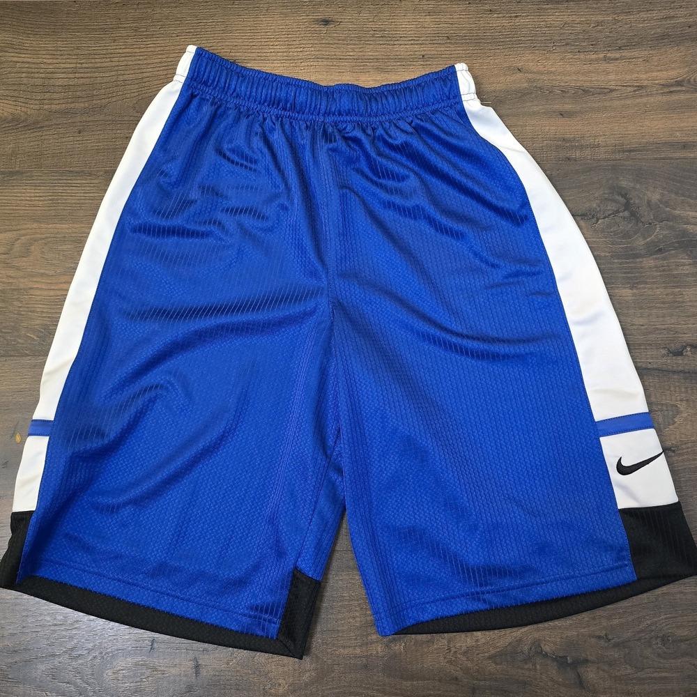 Nike Basketball Dazzle Shorts Blue Vintage Shiny Youth Large Mens‎ Small